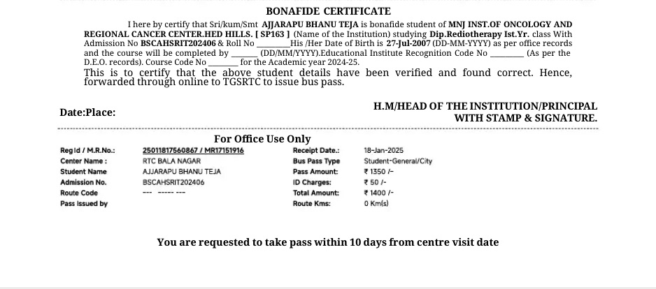 Download and Print TSRTC Bus Pass Online-1