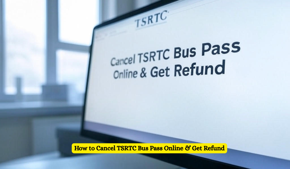 How to Cancel TSRTC Bus Pass Online Get Refund