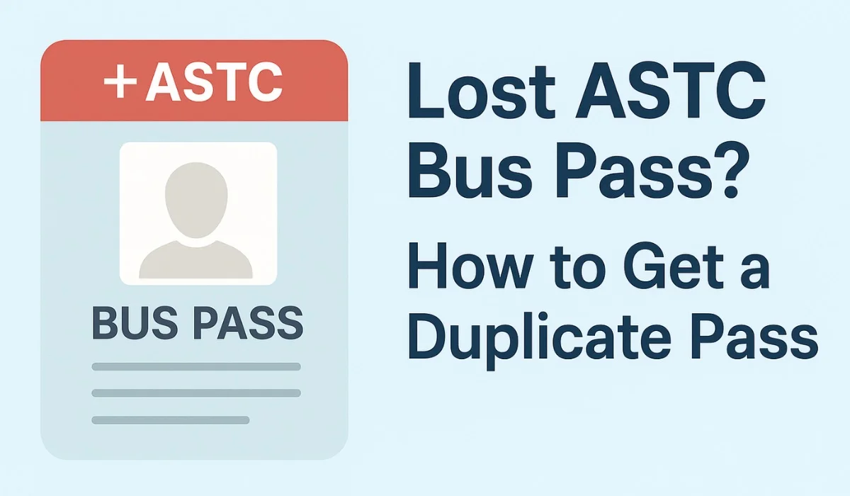 Lost ASTC Bus Pass 2