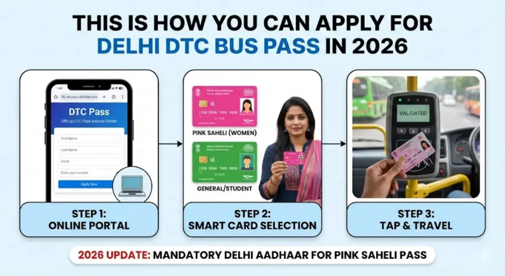 This is How You Can Apply for Delhi DTC Bus Pass in